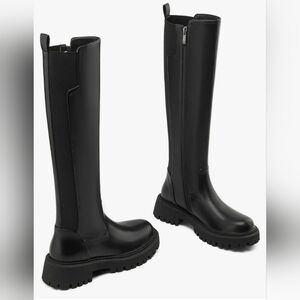 WOMEN'S KNEE HIGH BOOTS COMFORTABLE STRETCH LONG CALF BOOTS/ FASHION BOOTS